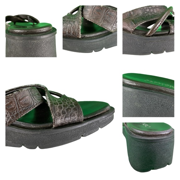 Cabin Creek Black Chunky Thong Sandal - Picture 9 of 16